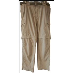 Columbia Titanium Pants Mens Large Tan Convertible Cargo Packable